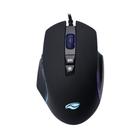 Mouse USB Gamer C3Tech Commander 6400Dpi 7 Botões com Iluminação LED RGB - MG-330BK