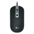 Mouse USB Óptico Preto de 800 a 1600 DPI Lecoo MS104 4 Botões