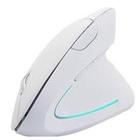 Mouse Vertical S/ Fio (wireless E Bluetooth) 2400dpi Ka-6660 Cor Branca - Kapbom