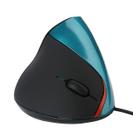 Mouse Vertical USB 2.4G com Fio - Ótico para PC e Laptop - Roxo