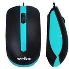Mouse Weibo Óptico com 3 Botões com fio 1600dpi /2.4GHz USB 3.0 Verde WB018