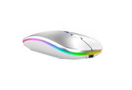 Mouse Wireless Bluetooth RGB Gamer Trabalho Recarregavel