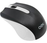 Mouse Wireless Oex Experience Ms404 Branco 1200 Dpi Liberdade Sem Fio Entrada USB Alimentado Por Pilha AA 90 gramas