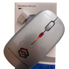 Mouse wireless sem fio conexão bluetooth e 2.4g ergonomico malg tech