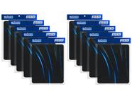 MousePad 22x18cm Speed Emborrachado e Aderente Kit com 10 Unidades