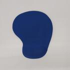 Mousepad Ergonômico Azul Com Descanso De Pulso E Punho, Apoio Em Gel E Base Emborrachada Anti Stress P/ Aliviar Fadiga Mb84200