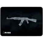 Mousepad Gamer AK47 Borda Costurada Médio 21x29 rg-mp-04-ak