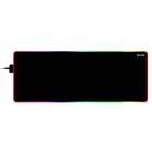 Mousepad gamer clanm mpk-910 king preto com rgb borracha 80cm x 30cm x 4mm