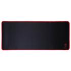 MOUSEPAD GAMER EG402CM GRANDE (RETANGULAR 700*300*3mm) Preto e Vermelho - Evolut