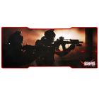 Mousepad gamer k-mex swat fx-x8035 grande 80 x 35cm borda costurada