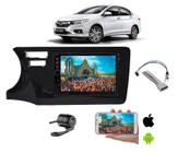 Mp5 Central Multimidia Moldura Honda City 2015 2016 + Camera