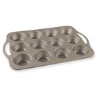 Muffin Pan Nordic Ware Treat, antiaderente, prata de 12 cavidades