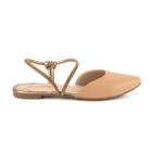 Mule Mississipi Rasteiro Brilho Strass Feminino Creme