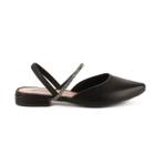 Mule Mississipi Strass Feminino Preto