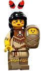 Mulher Tribal Minifigura Colecionável LEGO Series 15