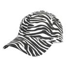 Mulheres Homens Harajuku Hip Hop Zebra Listrado Impressão Boné de Beisebol Curvo Visor Outdoor Esportes Protetor Solar Baixo Perfil Ajustável Caminhoneiro Chapéu pai - Branco