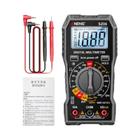 Multímetro Digital 600V AC/DC - Medidor de Resistência, Tensão e Ohm com Display LCD e Backlight