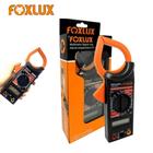 Multímetro digital com alicate amperímetro fx-aa foxlux