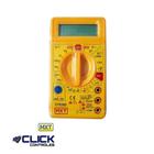 Multimetro Digital MXT c/Buzzer DT-830D Amarelo
