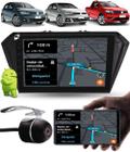 Multimídia 2 Din 9" Polegadas Android Gol Voyage Saveiro G7 G8 2017 Em Diante + Câmera de Ré