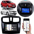 Multimídia 7 Polegadas Sandero Logan 2015-2024 Android-Auto MP5 + Moldura