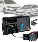 Multimídia 9" Polegadas Fiat Argo e Cronos 2018 a 2020 + Moldura + Câmera de Ré + Interface Can