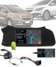 Multimídia 9" Polegadas GM Onix e Spin Android 2012 até 2018 Bluetooth Espelhamento + Câmera de Ré + Moldura + Adaptador de Antena + Chicote + Interfa