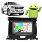 Multimidia Ford Ranger 2017 2018 2019 2020 2021 7"  CarPlay Android Auto Google Voz Siri Tv Online