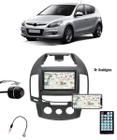 Multimídia Hyundai I30 Hatch I30SW 2009 até 2012 Espelhamento Bluetooth USB SD Card + Moldura Ar Analógico + Câmera Borboleta + Adaptador de Antena