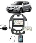 Multimídia Hyundai I30 Hatch I30sw 2009 até 2012 Espelhamento Bluetooth USB SD Card + Moldura Ar Analógico + Câmera Borboleta + Adaptador de Antena +