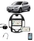 Multimídia Hyundai I30 Hatch I30SW 2009 até 2012 Espelhamento Bluetooth USB SD Card + Moldura Ar Digital+ Câmera Borboleta + Adaptador de Antena