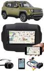 Multimídia Jeep Renegade Espelhamento Bluetooth USB SD Card + Moldura + Chicotes + Câmera Ré
