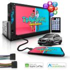 Multimidia Mp5 1din/2din Carplay Android Espelha Bt Cronos