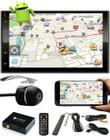 Multimídia MP5 2 Din Android E-Tech 7" Polegadas Espelhamento Bluetooth GPS USB SD Card + Câmera Ré + Receptor Sintonizador TV Digital