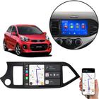 Multimídia MP5 Picanto 2012-2017 9 Polegadas Android-Auto/CarPlay Bluetooth FM USB