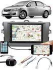 Multimídia Toyota Corolla 2009 à 2013 Espelhamento Bluetooth USB SD Card + Moldura + Chicotes + Câmera Ré
