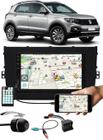 Multimídia Vw T-Cross PCD E-Tech Bluetooth Espelhamento Android IOS Interface Comando Volante + Chicotes + Câmera Ré