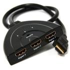 Multiplicador Splitter Hub Hdmi 3x1 Chave Seletora Chaveador