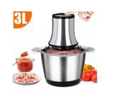 Multiprocessador 3L Triturador De Alimentos Tempero Carnes 3 Velocidades 110V