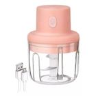 Multiprocessador Eletrico Recarregavel Usb Alho Cebola Carne 250ML - MINI TRITURADOR250ML