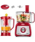 Multiprocessador Turbo Chef 5em1 Mondial Vermelho 1000W MPN-01-R