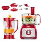 Multiprocessador Turbo Chef 9 em 1 Mondial Vermelho 1000W 127V - MPN-01-RF