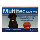 Multitec 1200mg 4 Comprimidos Syntec Vermífugo Cães 15kg