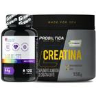 Multivitaminico 120 Caps Growth + Creatina 150g Probiotica