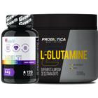 Multivitaminico 120 Caps Growth + Glutamina 300g Probiotica