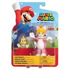 Mundo da Nintendo Super Mario Cat Peach 4 polegadas Escala 41175