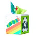 Mundo preferido das crianças do brinquedo sensorial Eric Carle Tissue Box