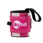 Munhequeira Elástica Skyhill Rosa Branco Unissex