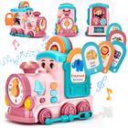 Musical Train Hahaland 24 em 1 com Talking Flash Cards 1-4y Girls