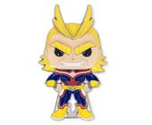 My Hero Academia 3-Inch Funko POP E esmalte pin, All Might Oficialmente licenciado Boku no Hero Collectible Pinos de metal para mochilas, jaquetas Presentes de anime, acessórios de super-heróis